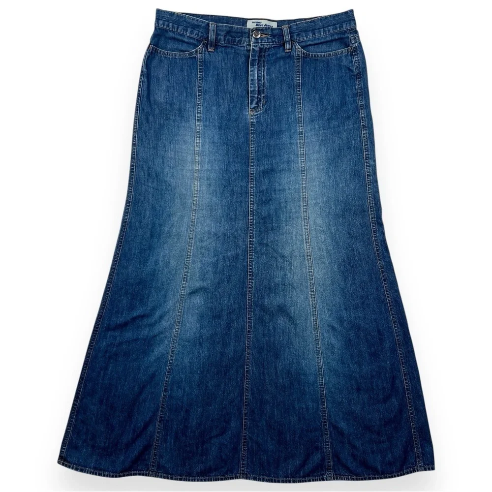 Y2K Old Navy Maxi Denim Skirt